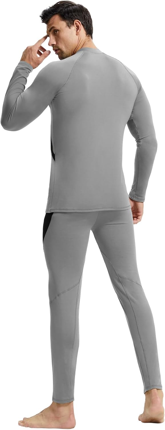 CL convallaria Thermal Underwear Long Johns Set Mens Winter Gift Hunting Gear Sport Base Layer Bottom Top - Colors B