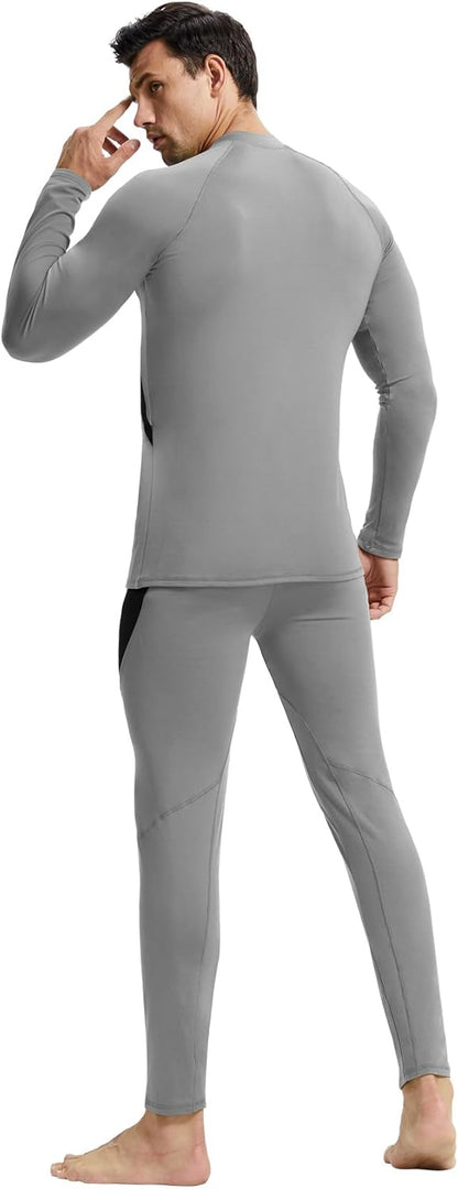 CL convallaria Thermal Underwear Long Johns Set Mens Winter Gift Hunting Gear Sport Base Layer Bottom Top - Colors B