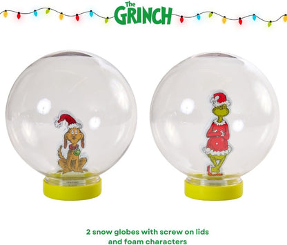 Disney Frozen Snow Globe Kit, DIY Snow Globe, Includes 2 Globes, Glitter, Sequins, Stickers – Elsa and Anna