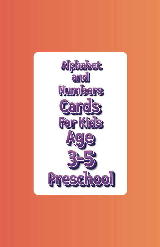 Alphabet and Numbers Card 3-5: Alphabet and Numbers Card 3-5