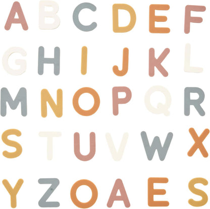 Silicone Alphabet Magnetic Letters, 30PCS Alphabet Magnets Toys ABC Letter Puzzles Preschool Educational Learning Toys Gifts for Girls Boys Toddlers Kids