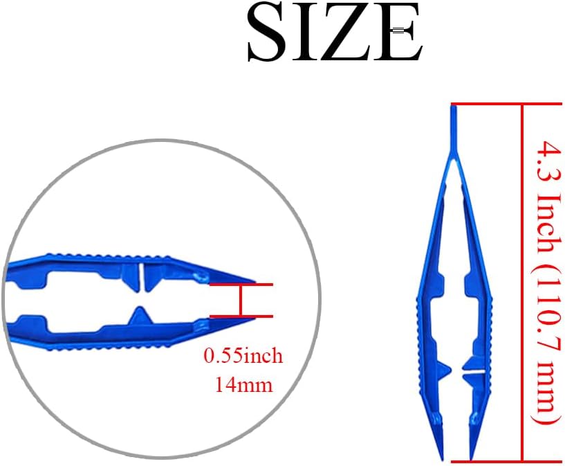 Ckyleole 9 Pieces 3 Colors Plastic Tweezers 4.13 Inch Craft Tweezers Forceps Thickened Plastic Sturdy Fine Motor Skill Learning for Perler Beads Jewelry Making Family Classroom School