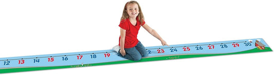 Learning Resources 0-30 Number Line Floor Mat - Counting & Numbers, Addition and Subtraction, Math Manipulatives, Back to School, Teacher Supplies, Classroom Must Haves, Gifts for Students