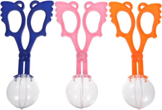 BESPORTBLE 3Pcs Bug Catcher for Kids, Outdoor Scoop Tongs Grabber Sensory Toys for Children Nature Exploration Random Color