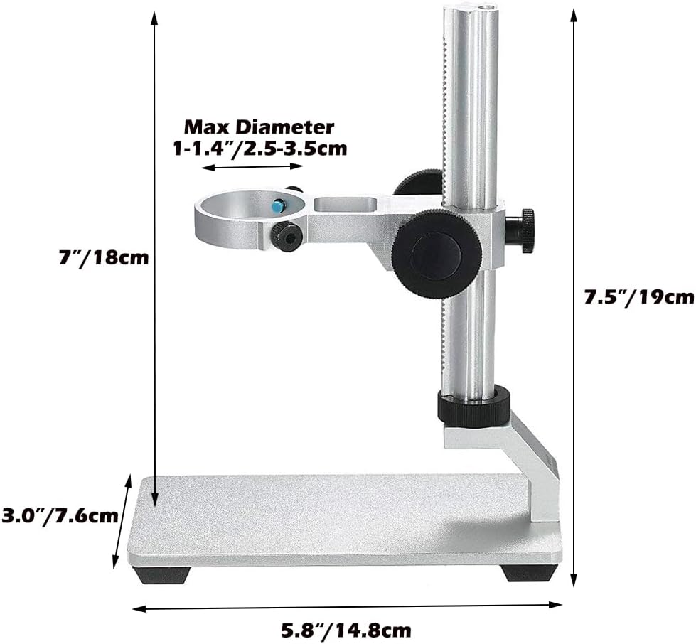4K WiFi Microscope for iPhone Android PC, 50-1000X USB Digital Microscope Wireless Super HD Endoscope Camera Compatible with All Cellphones iPad Android Tablet Windows Mac Chrome Linux