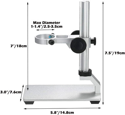 4K WiFi Microscope for iPhone Android PC, 50-1000X USB Digital Microscope Wireless Super HD Endoscope Camera Compatible with All Cellphones iPad Android Tablet Windows Mac Chrome Linux