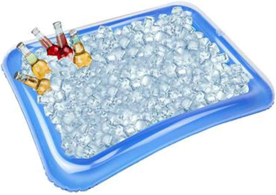 Topwon Inflatable Sand Tray for Kids - Portable Sand Box with Molds - Random Color (Random Color, 23x17)