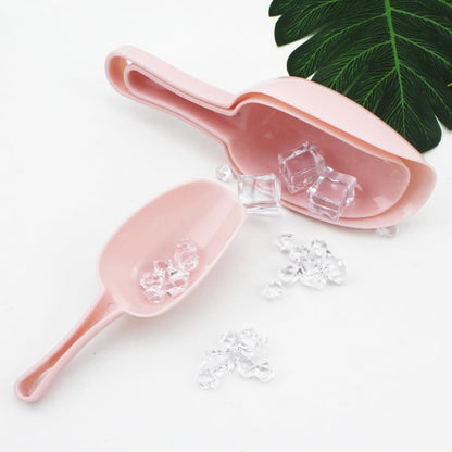 Set of 4 Plastic Ice Scoops, Kitchen Multipurpose Food Scoops for Canisters, Freezer, Flour, Dry Foods, Coffee Beans, Pop Corn, Pet Food (Mix 4 (Set of 4), 150ml, BPA-Free, Dishwasher Safe)