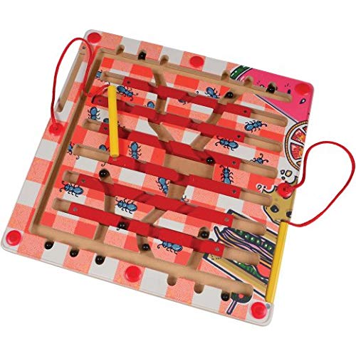 Cre8tive Minds 11" Square Picnic Crumb Challenge Magnetic Maze Game