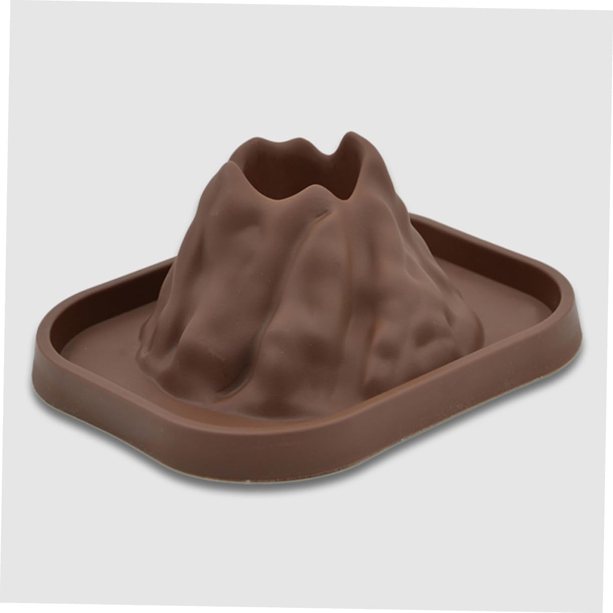 6Pcs Educational Volcano Models DIY Science Craft Kit with Realistic Eruption Base Compact Volcano Mold for Experiment and Manual Dexterity Development