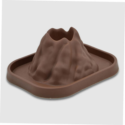6Pcs Educational Volcano Models DIY Science Craft Kit with Realistic Eruption Base Compact Volcano Mold for Experiment and Manual Dexterity Development