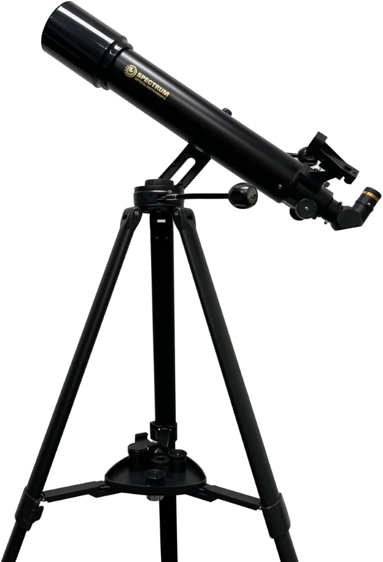 SpectrumOI Telescope for Kids, Telescope for Adults Astronomy Gifts for Kids 8-12 - Premium Refractor 70mm Aperture with Carry Bag and Phone Holder