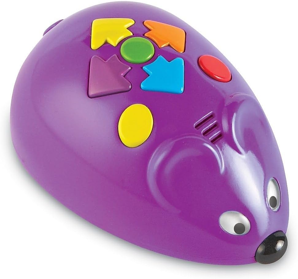 Learning Resources Code & Go® Robot Mouse, Screen-Free Coding Robot Toy, Early Programming for Kids Ages 4+, STEM Robotics Toy