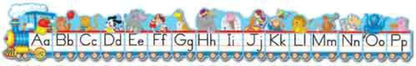 Carson Dellosa Education 26 pc Set of ABC Bulletin Board Decorations aids early learning with bright alphabet visuals and sight word images that help toddlers build strong foundational sound skills.