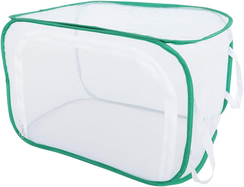 Foldable Butterfly Habitat, Butterfly Cage for Caterpillars, Create Farm, Enclosure for Breeding Soldier Fly, Dragonfly, or Housefly for Chicken and Reptile Feed (30 * 30 * 30cm)