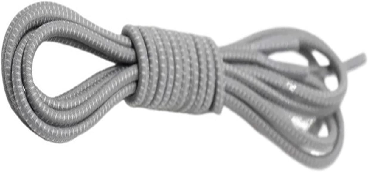 Elastic Shoelaces Round Locking No Tie Shoe Laces Kids Adult Lazy Rubber Sneakers Shoelace