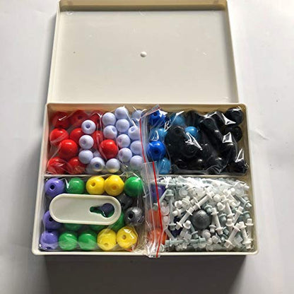 LINKTOR Chemistry Molecular Model Kit (444 Pieces), Student or Teacher Set for Organic and Inorganic Chemistry Learning, Motivate Enthusiasm for Learning and Raising Space Imagination, A Fullerene Set