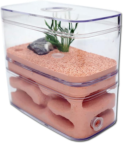 YKLL Ant Farm Highly Moisturizing Ant Nest Ant Farm Plaster Insect Box Pet Anthill Castle Natural Ecological Workshop Ant House 12 * 6 * 10cm Unique Gifts