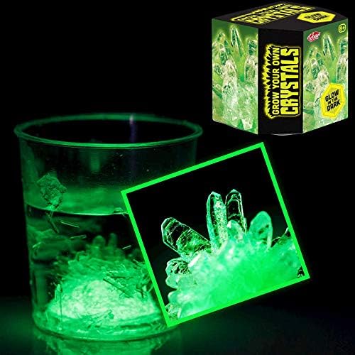 Tobar Crystal Growing Kit: Grow Glow in The Dark Crystals, Science Kit for Children (Unisex), Ages 8+