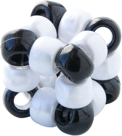 The Beadery 6 by 9mm Barrel Pony Bead, Crystal (750V006), Small, 900-Pieces