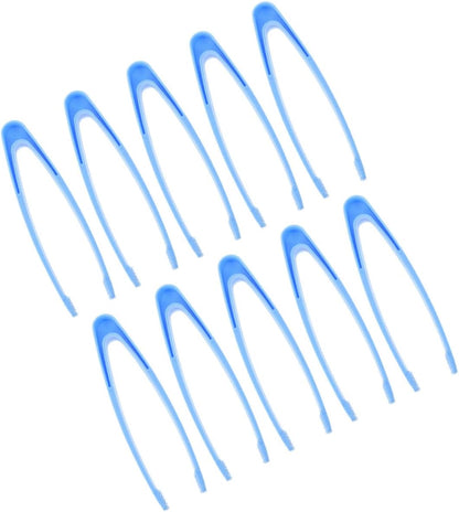 SUPVOX 10-Piece Children Tweezers Set for Fine Motor Skills Development Plastic Sorting Tweezers for Preschool Activities Comfortable to Hold for Crafts and Counting Exercises