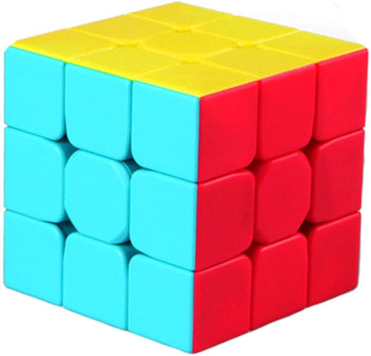 TANCH QIYI Speed Cube 2X2X2 No Stickers Magic Cube Puzzle Toy for Kids & Adults (Colorful)…