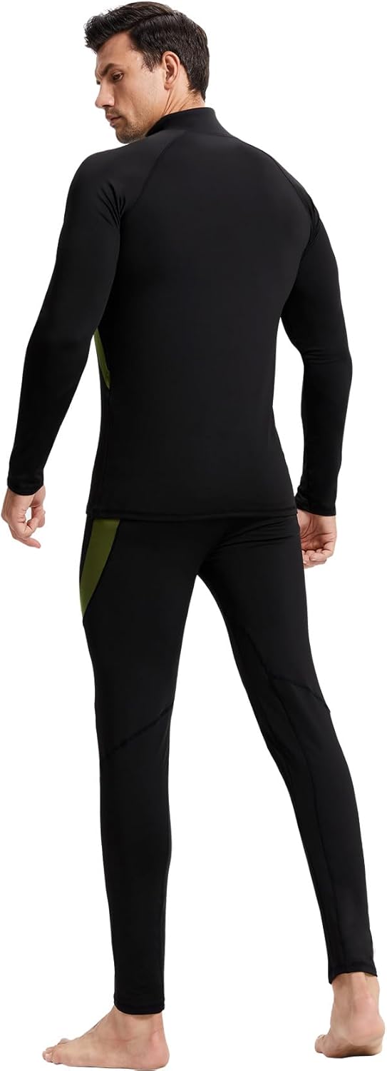 CL convallaria Thermal Underwear Long Johns Set Mens Winter Gift Hunting Gear Sport Base Layer Bottom Top - Colors B