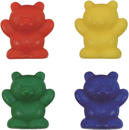 EAI Education Bear Counters: 4 Grams: 4 Colors - Set of 128 in a jar