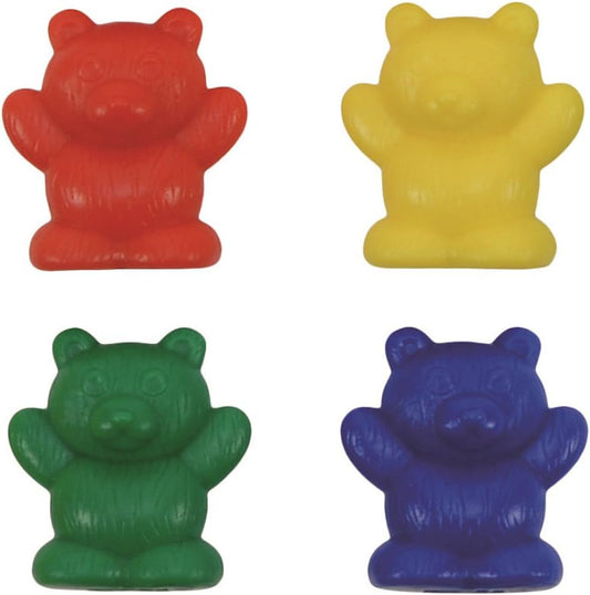 EAI Education Bear Counters: 4 Grams: 4 Colors - Set of 128 in a jar