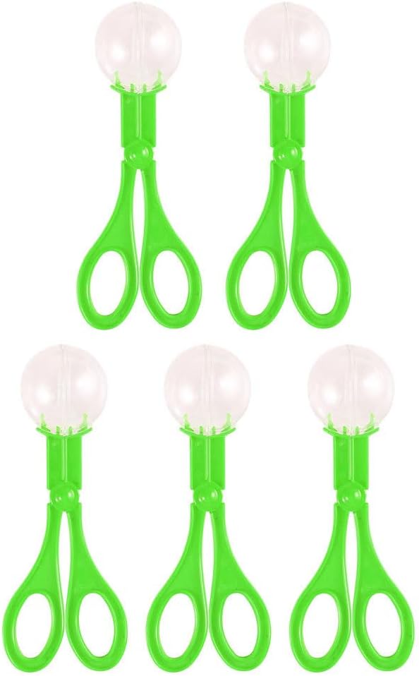 Alasum Kids Bug Catcher Scissor Clamps Tool Set - 5 Plastic Bug Catchers for Outdoor Exploration and Learning Safe Grip Grabber for Toddlers and Children