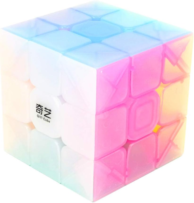 CuberSpeed QY Toys Warrior W 3x3 Jelly Speed Cube Puzzle Warrior W 3x3x3 Jelly Magic Cube