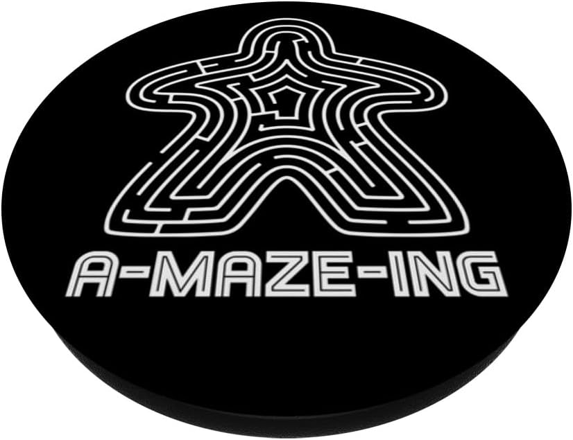 Meeple Maze for Board Game Lovers &Geeks,Tabletop Game Night PopSockets MagSafe PopGrip for iPhone