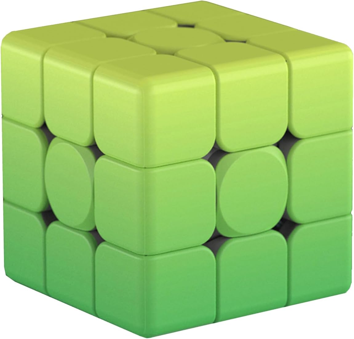 Gradient 3x3 Speed Cube, UV Printing Cube Magic Cube Educational Puzzles Toys for Kids,Beginners and Adults (Stickerless) Blue-PIink-Blue