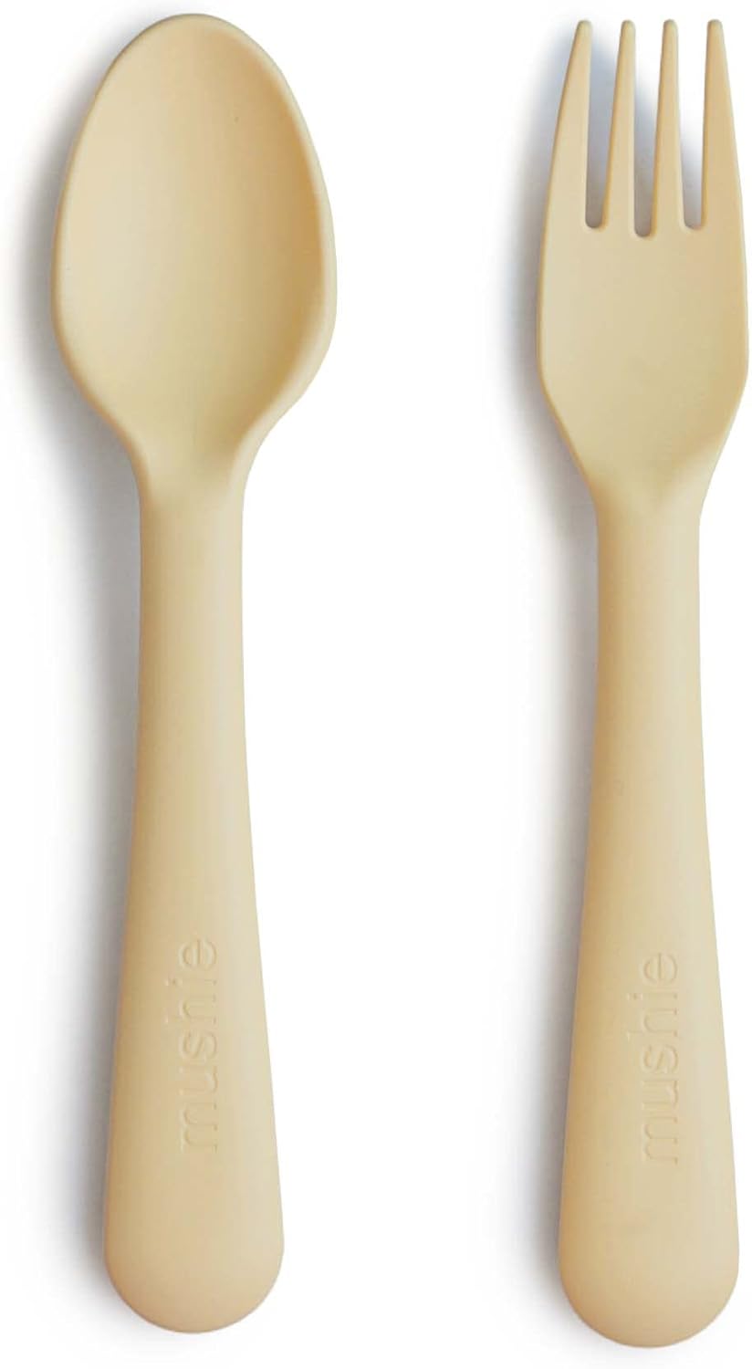 mushie Dinnerware Cups For Kids | Made in Denmark, Set of 2 (Ivory) - Colors A