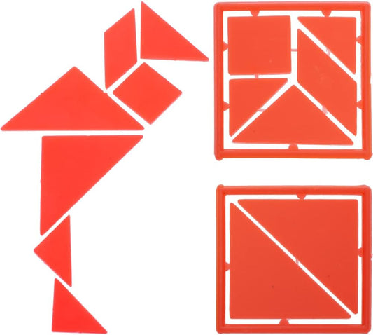 Small Plastic Tangrams, Set of 12