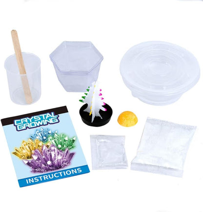 Kikumi Crystal Growing Christmas Tree, DIY Crystal Growing Kit for Scientific Experiment Kit, Scientist Toy