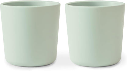 mushie Dinnerware Cups For Kids | Made in Denmark, Set of 2 (Ivory) - Colors B