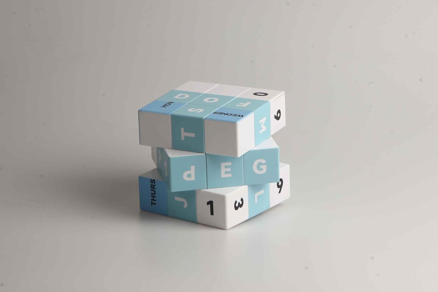 Calendar 3x3 Speed Cube, UV Printing Cube Magic Cube Educational Puzzles Toys for Kids,Beginners and Adults (Stickerless)