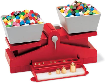 hand2mind Precision School Balance Weighted Balance, School Weight Scale for Kids, Balance Scale for Classroom, Primary Balance Scale, Math Manipulatives Middle School, Student Math Balance