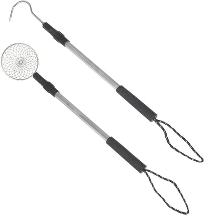 ORFOFE Reusable Beach Sand Sifter Kit with Detachable Aluminum Scoop and Hook Lightweight Sand Shovel for Shell Collecting Rock Hunting and Treasure Digging Outdoors