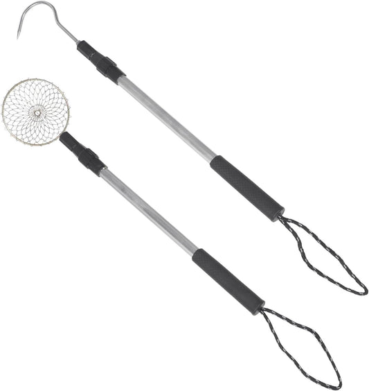 ORFOFE Reusable Beach Sand Sifter Kit with Detachable Aluminum Scoop and Hook Lightweight Sand Shovel for Shell Collecting Rock Hunting and Treasure Digging Outdoors