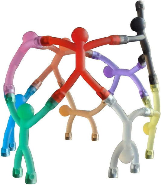 MAGMEN Magnetic Fidget Toys 10PC Opaque Set, STEM Magnetic Building Figures for Kids, Sensory Toys for ADHD Autism, Stocking Stuffers, Travel Toys, Desk Toys for Adults, Easter Basket Stuffers