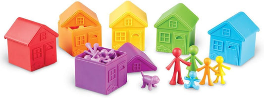Learning Resources All About Me Sorting Neighborhood - Montessori Preschool Activities, Social Emotional Learning, Color Sorting and Counting , Fine Motor Toys, Gifts for Boys and Girls