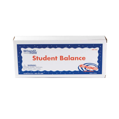 hand2mind Student Balance, Plastic Fulcrum Scale to Teach Mass & Measurement, Basic Economical Balance Scale for Kids