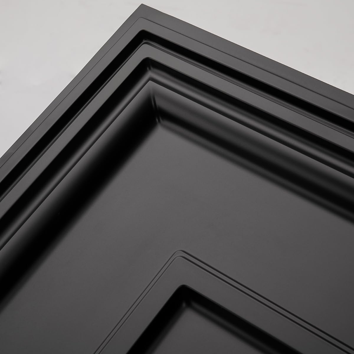 Art3d PVC Ceiling Tiles, 2'x2' Plastic Sheet in Black (12-Pack)