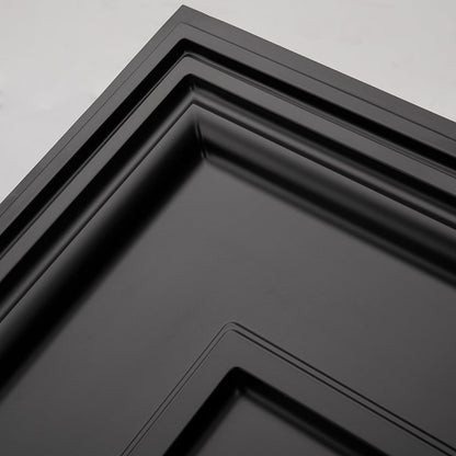 Art3d PVC Ceiling Tiles, 2'x2' Plastic Sheet in Black (12-Pack)