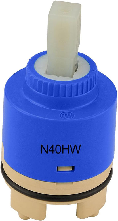 CUPC/NSF/IAPMO Certified N35DW 35mm Faucet Ceramic Disc Cartridge Replacement for Single Handle Faucets