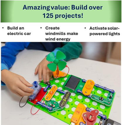 Snap Circuits “Arcade”, Electronics Exploration Kit, Stem Activities for Ages 8+, Full Color Project Manual (SCA-200)