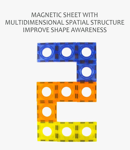 UNIQUE KIDS Magnetic Tiles Building Blocks with Marble Run STEM Toys STEAM Toys for Kids Ages 3-10+Year Old Boys Girls Best Christmas Birthday Gift (110 pcs)