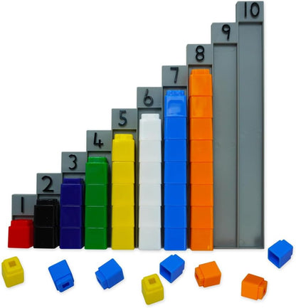 Didax Unifix ® Cubes Interlocking Counting Cubes with Activity Booklet (Set of 100)